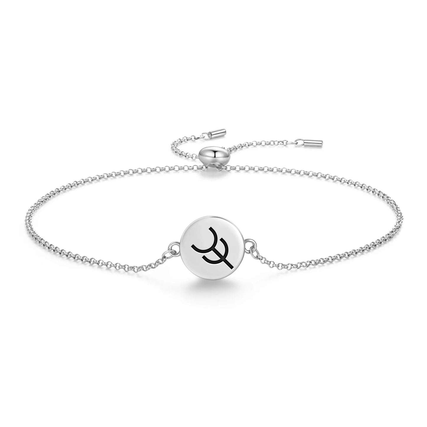 Native Rock Art Symbols Charity
 925 Sterling Silver Bracelet Spiritual Sigil Jewelry Gift